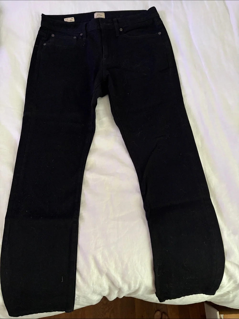J. Crew Men's Slim Straight Jeans — Black